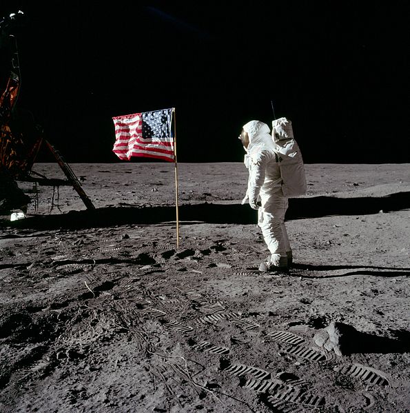 Buzz Aldrin on the Moon, 1969